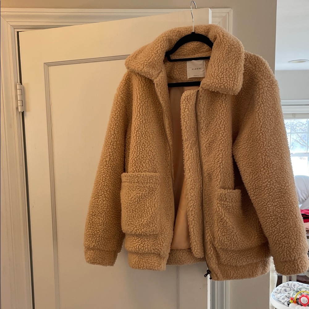 Elodie Brown Sherpa Outerwear
